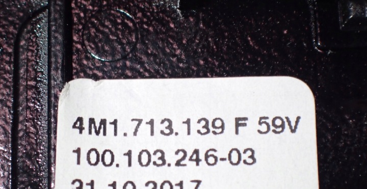8W1714140D JAJ POMMEAU DE VITESSE CHANGEMENTS VITESSE Q5 II FY
