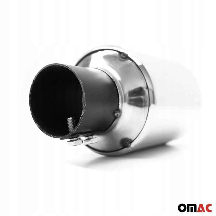EMBOUT TUYAUX ÉCHAPPEMENT VERS OPEL TIGRA 1994-2001 ACIER CHROME 60MM PIÈCE