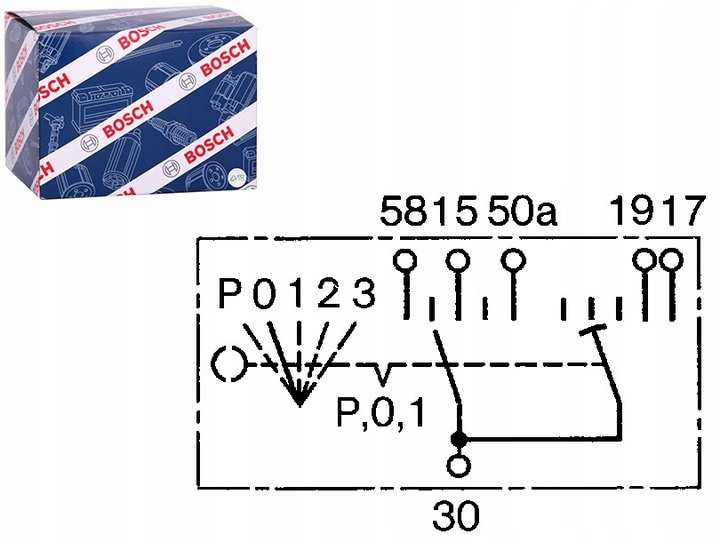 CERRADURA DE ENCENDIDO BOSCH TRUCK 0342316003 CASE BOSCH 