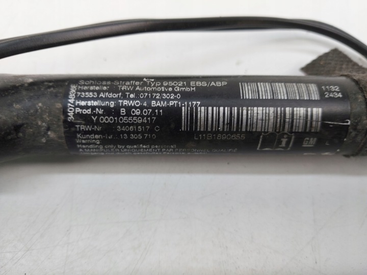 AGRAFE TENDEUR COURROIE GAUCHE AVANT 13250516 13305710 OPEL MERIVA B
