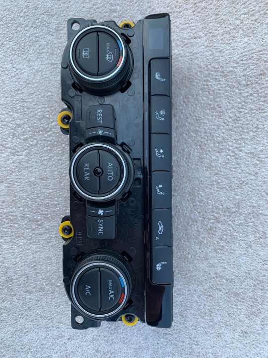 7E0907040R VW T6 MULTIVAN 2015-19 PANNEAU CLIMATISATION ORIGINAL