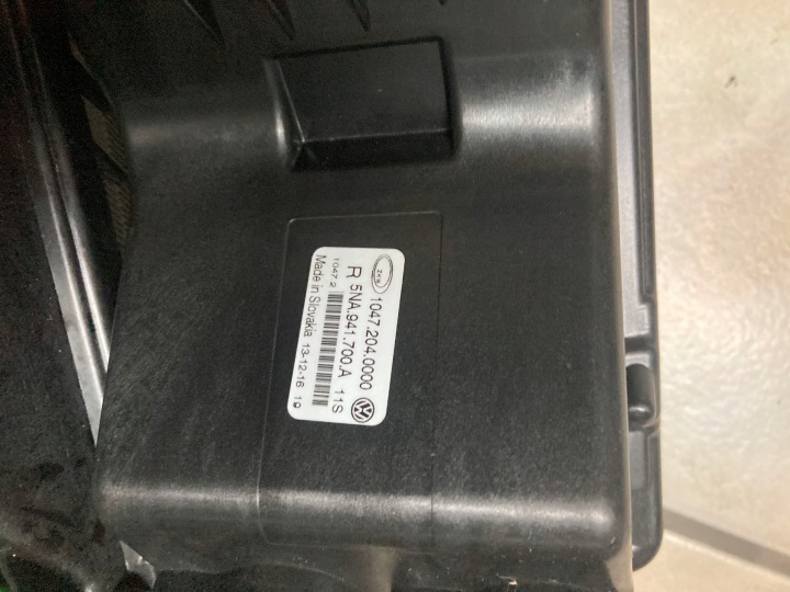 VW TIGUAN II PHARES ANTIBROUILLARD 5NA941699A 5NA941700A ORIGINAL