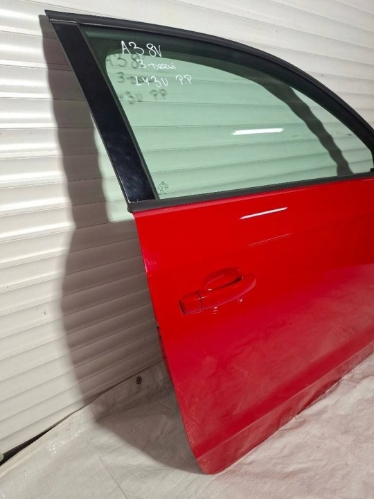 AUDI A3 S3 8V 2017 LY3U 3-Y PORTIÈRE PORTES DROIT PASSAGER ROUGES 8V3