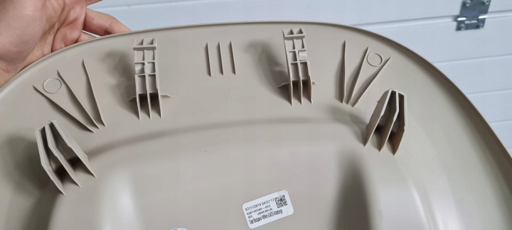 Q5 80A PROTECTION DOSSIER SIÈGES AVEC GRILLE GAUCHE DROIT AVANT ATLASBEIGE 80A881969AB