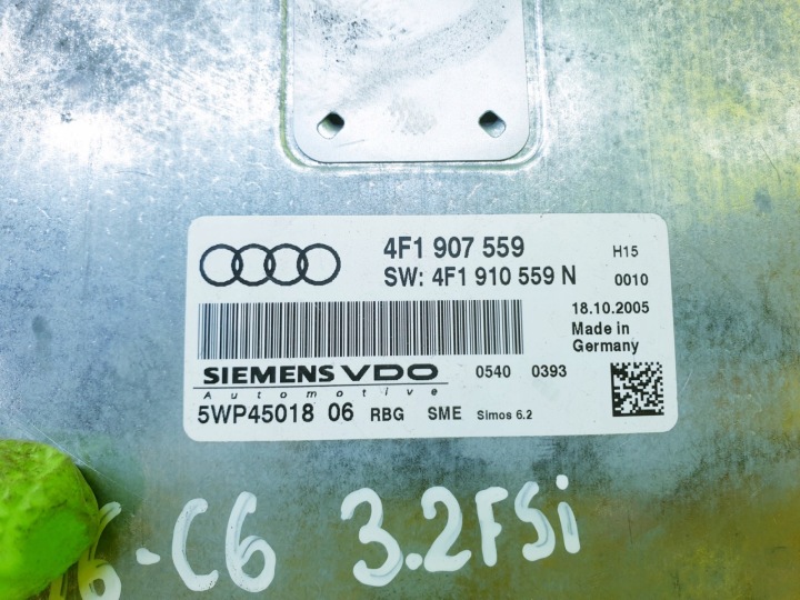 ORDINATEUR ECU CONTRÔLEUR MOTEUR AUDI A6 C6 3.2 FSI