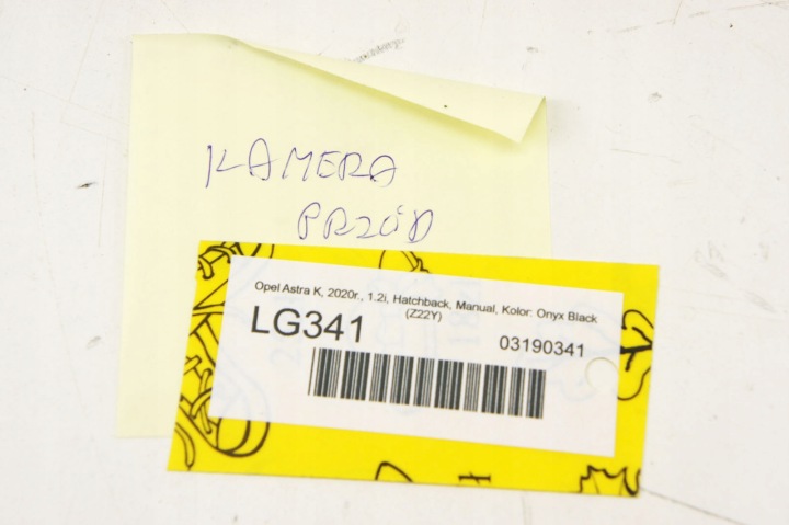 LG341 OPEL ASTRA K V CAMÉRA RADAR AVANT 84839438