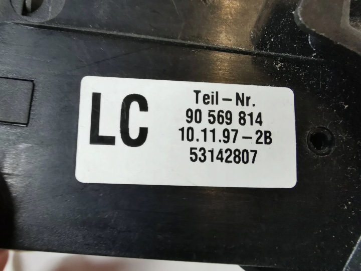 PANNEAU COMMANDE COMMUTATEUR FEUX OPEL VECTRA B 90504968 ALL/W/D/6