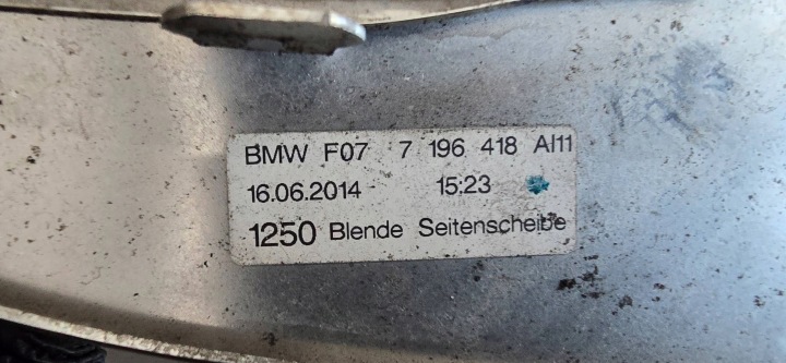 BAGUETTES OKIENNE ENSEMBLE BMW 5 GT F07 7196417