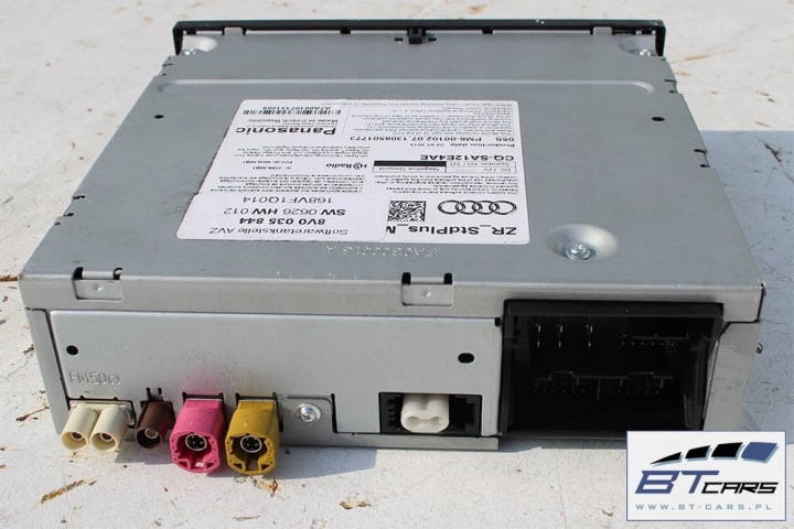 AUDI A3 KIT MMI PANNEAU MONITEUR LECTEUR DE CARTE 8V0035844 8V0919614C 8V0857273