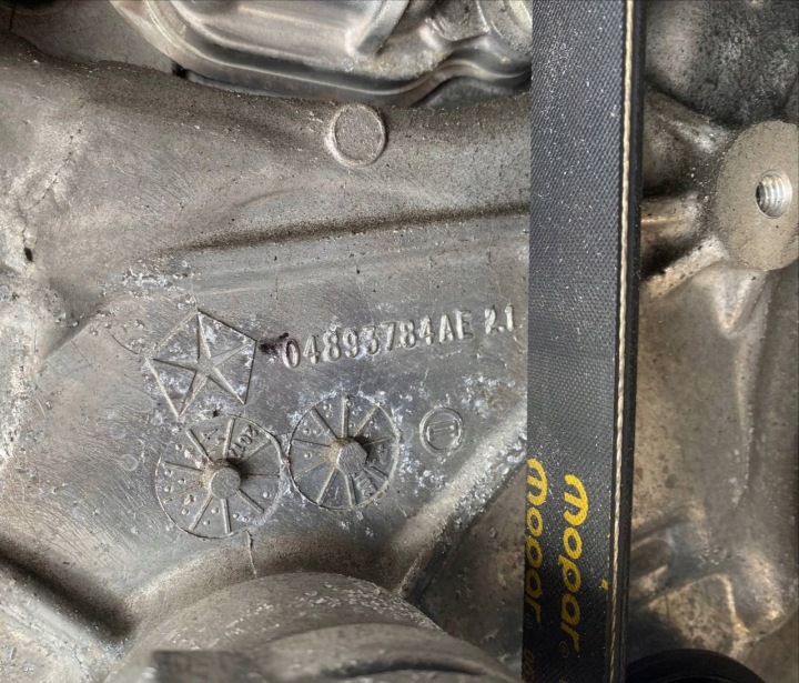MOTEUR COMPLET CHRYSLER PACIFICA 2018 68237096AD
