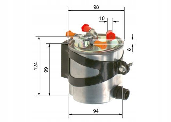 BOSCH F 026 402 016 FILTRE CARBURANTS