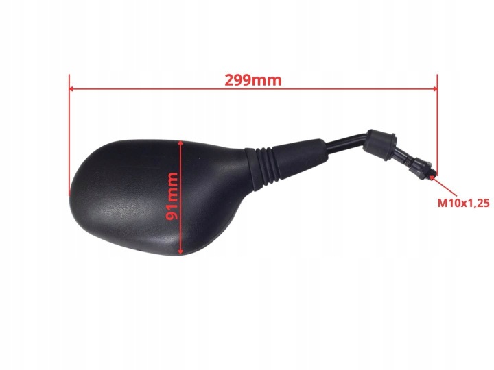 RÉTROVISEURS M10 GY6 SCOOTER SCOOTER STREET JEU WB