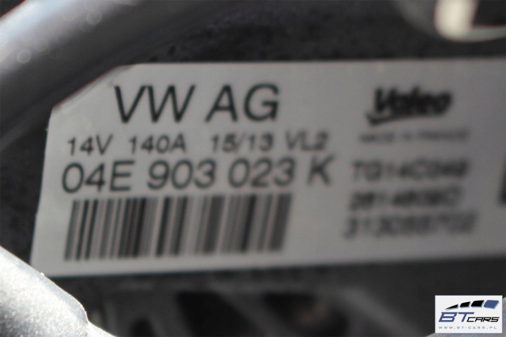 VW AUDI SEAT SKODA ALTERNATEUR 04E903023K 04C903023K 04E903015B 04C903023M 0