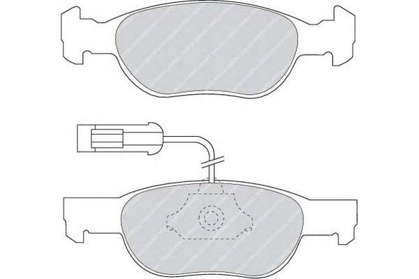 FERODO PLAQUETTES FREIN FDB1040