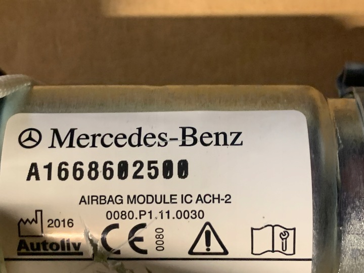 MERCEDES GLE W166 166 SUV CORTINAS DE SEGURIDAD AIRBAG JUEGO 2 PIEZAS IZQUIERDA+DERECHA NIEWYSTRZELONE2016 