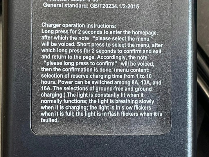 CHARGEUR ÉLECTRIQUE VOITURE USA 16 A 230 V 3,5 KW TYP1 SAE-J1772