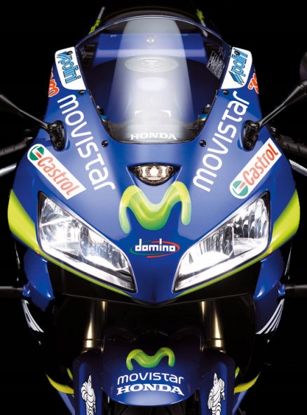 AUTOCOLLANTS TELEFONICA MOVISTAR POUR CBR 600 RR 2003-2006 PC37 OKLEINY