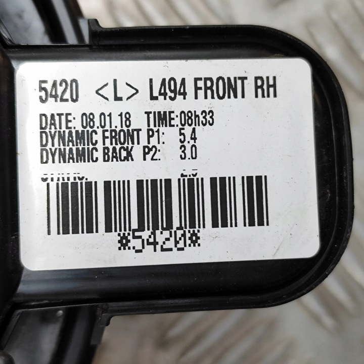 LAND ROVER RANGE ROVER SPORT L494 2018 VENTILATEUR CONDUIT D'AIR VENTILATEUR