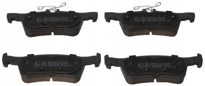 PLAQUETTES FREIN RAP BRAKES R-P0878