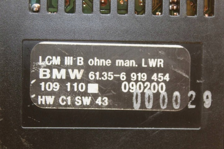MODULE CONTRÔLEUR FEUX LCM BMW E39 61356919454 NR1559