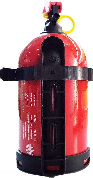 EXTINGUIDOR DE POLVO DE AUTOMÓVIL 1 KG PERCHERO SOPORTE 