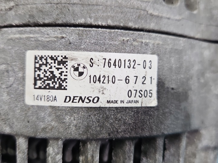 TEST ALTERNATEUR BMW F34 GT 7640132-03 104210-6721 2.0D (B47D20A)