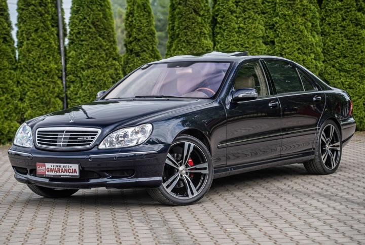 MB W220 AVEC 500 V8 306PS 55AMG LONG 120TKM COMPLET OPTION COMME NEUF GARANTIE