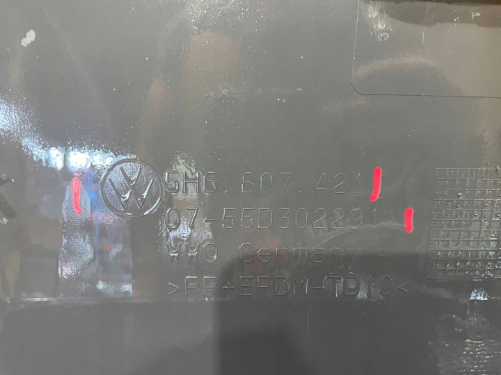 VW GOLF VIII 8 20- HAYON PARE-CHOCS ARRIÈRE ARRIÈRE