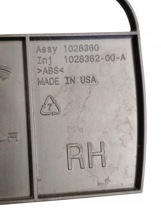 TESLA MODÈLE AVEC 2020 DROITE CÔTÉ LATÉRAL ÉLÉMENT TABLEAU DE BORD INSTRUMENTATION