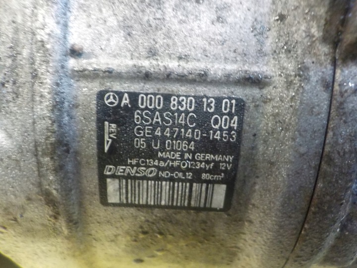 MERCEDES E W213 W205 2.0 CDI 17R 654 COMPRESSEUR DE CLIMATISATION A0008301301