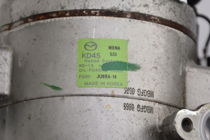 COMPRESSEUR DE CLIMATISATION MAZDA 3 BM 2.0B