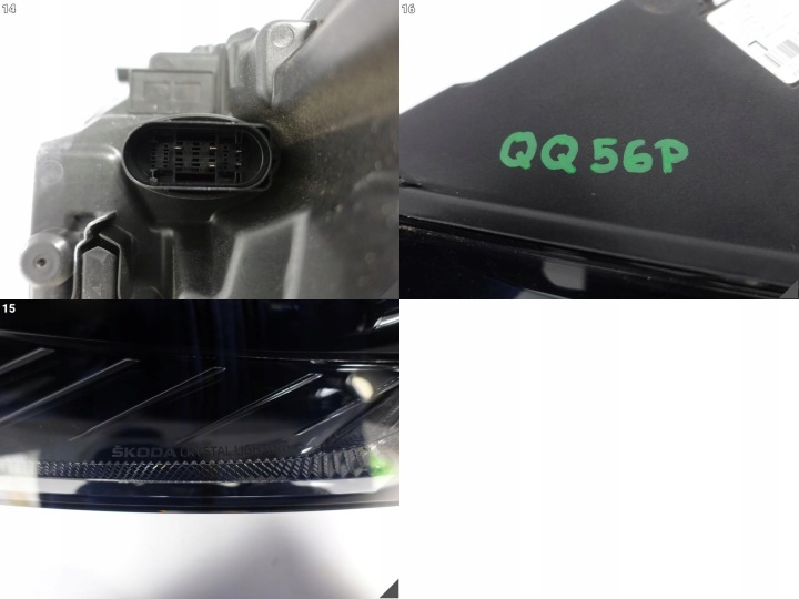 SKODA OCTAVIA IV 4 5E4 20-23 PHARE COMPLET LED CRYSTAL LIGHTING GAUCHE AVANT EUROPE