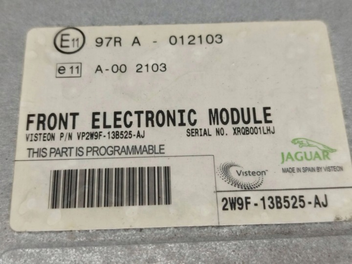 2005 JAGUAR XJ X350 AUTRE KOMPUTERY MODULES CONTRÔLEURS 2W9F13B525AJ