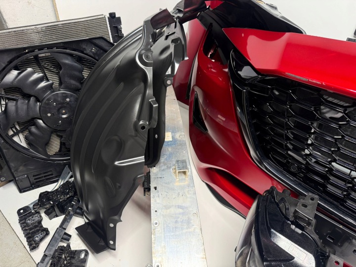 MAZDA CX60 CX-60 PARE-CHOCS AVANT AILE PHARE GAUCHE DROITE RADIATEUR COURROIE JEU