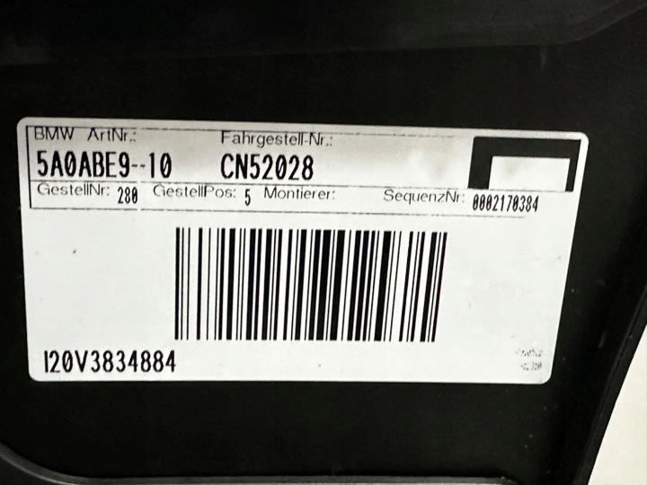 BMW IX 2022 PARE-CHOCS AVANT M