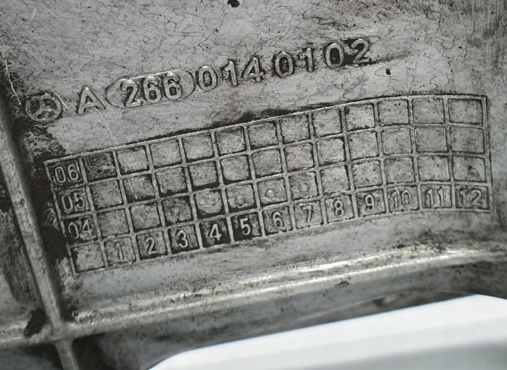CARTER HUILES HUILEUX MERCEDES W169 W245 1.5 A2660140102
