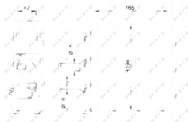 RADIATEUR RÉCHAUFFEURS TYPE MM FIAT PUNTO 93-99