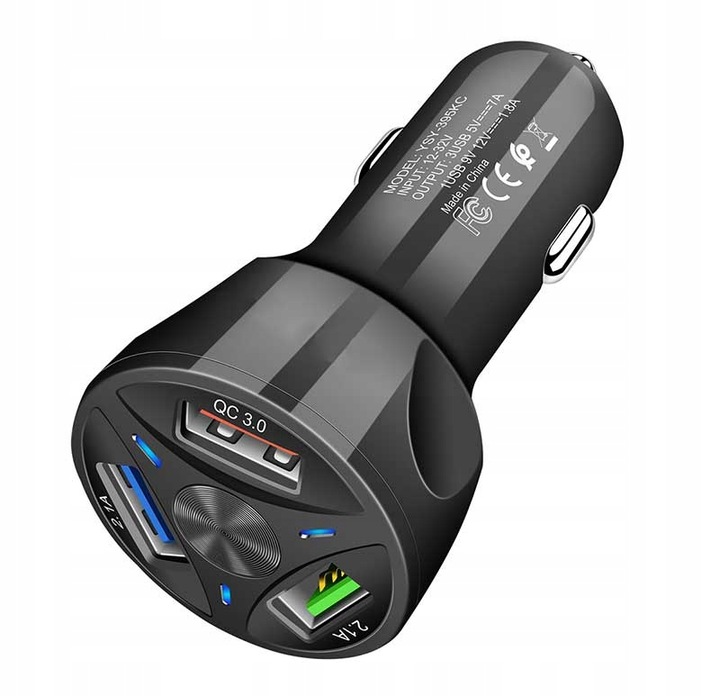 GREITA KROVIKLIS AUTOMOBILINĖ 3X USB 3A QC3.0 nuotrauka 8