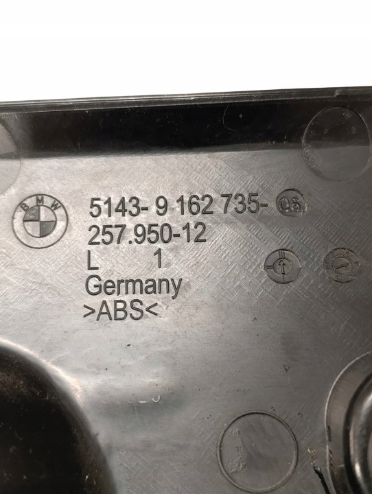 BMW 5 F10 F11 2011 AVANT CÔTÉ GAUCHE AUTRE PIÈCES INTÉRIEUR VOITURES