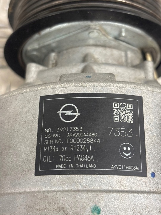 OPEL ASTRA K 2021 COMPRESSEUR DE CLIMATISATION CLIMATISATION A/C