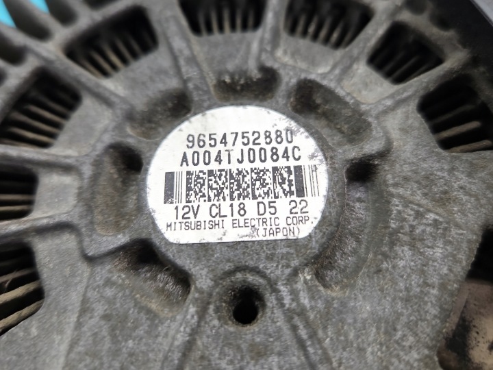 TEST ALTERNATEUR PEUGEOT 407 9654752880 A004TJ0084C 2.0 HDI