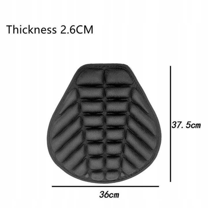 3D COUSSIN SUR SIÈGE MOTOCYCLETTE GEL VENTILATION CONFORT