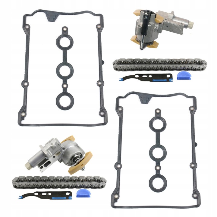 KIT RÉGULATEUR GALET DISTRIBUTION TENDEUR CHAÎNES VERS AUDI VW 2.4 2.7 LH RH 078109088