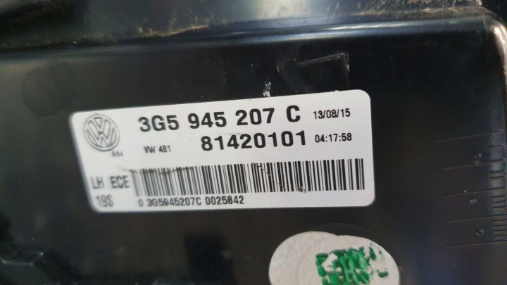 PHARE ARRIÈRE GAUCHE VW PASSAT B8 BERLINE 3G5945207C 14-