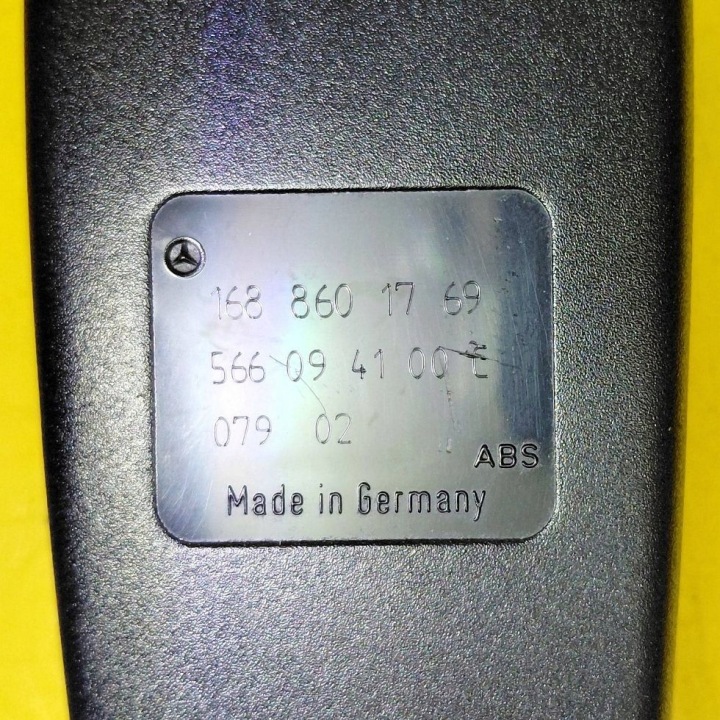 AGRAFE COURROIE SÉCURITÉ GAUCHE AVANT MERCEDES-BENZ A W168 16886017 NR1519