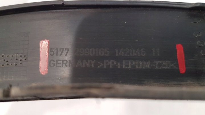 BMW X1 E84 MOULURE NADKLADKA GARDE-BOUE GAUCHE AVANT 2990165