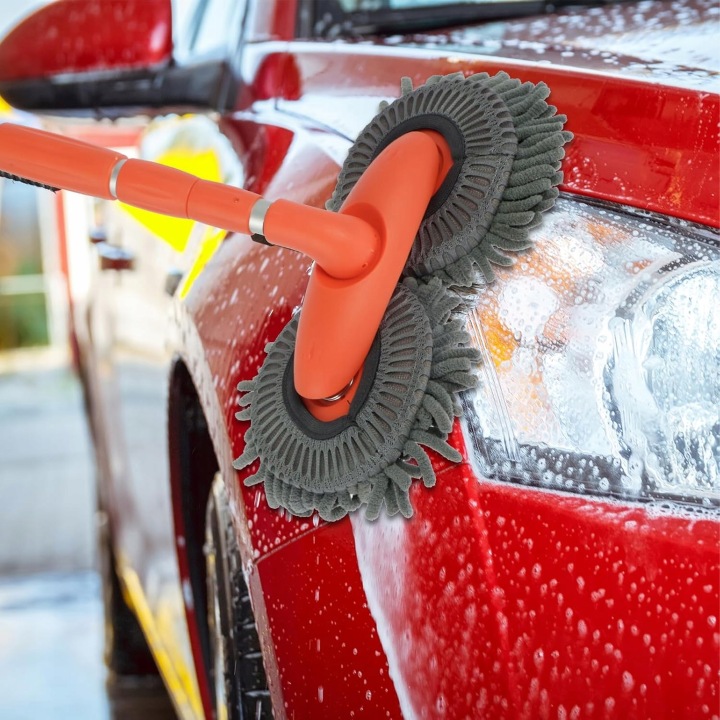 BROSSE VERS LAVAGE VOITURES VOITURE MOP MANUELLE MIKROFIBRA ÉCHANGE 160CM