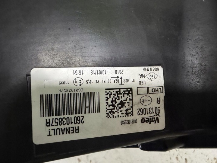 PHARE DROITE AVANT RENAULT MEGANE IV 4 16-