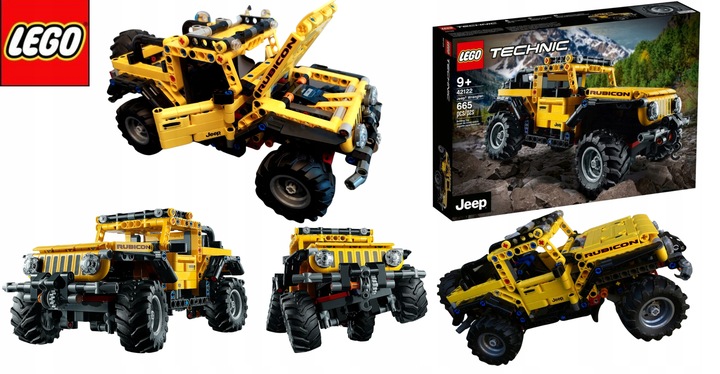 LEGO TECHNIC JEEP WRANGLER TRINKELĖS DLA VAIKAI AUTOMOBILIS TERENOWY nuotrauka 2