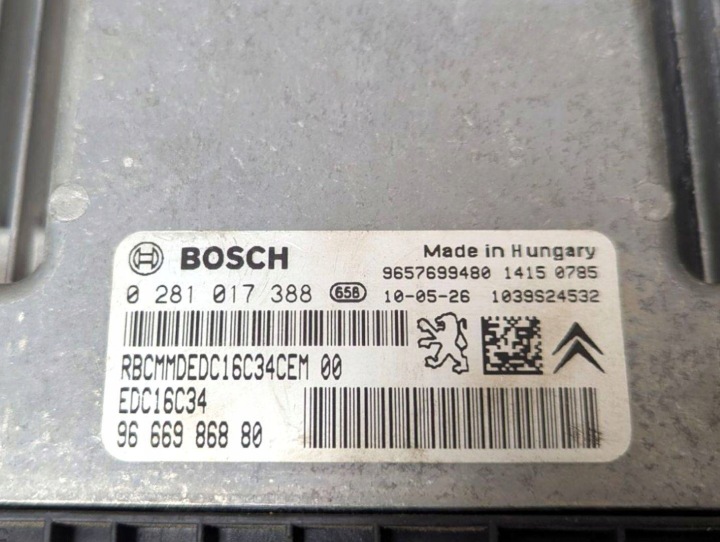 KIT DE DÉMARRAGE PEUGEOT 207 RESTYLAGE 2010 9666986880